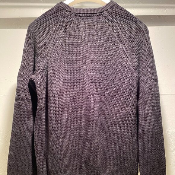American Eagle Men's Ribbed Cotton Crewneck Sweater - Picture 3 of 7